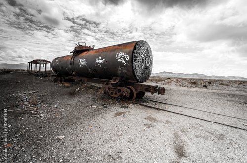 Bolivian Train graveyard