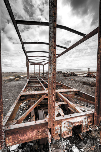 Bolivian Train graveyard