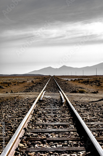 Bolivian Train graveyard