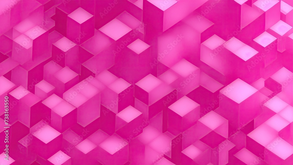 Abstract Pink cubes background Abstract Pink cubes background