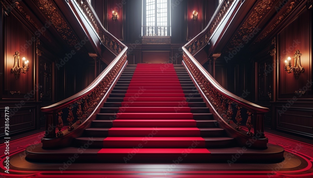 red carpet in a tunnel