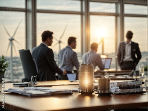 Business meeting in conference room