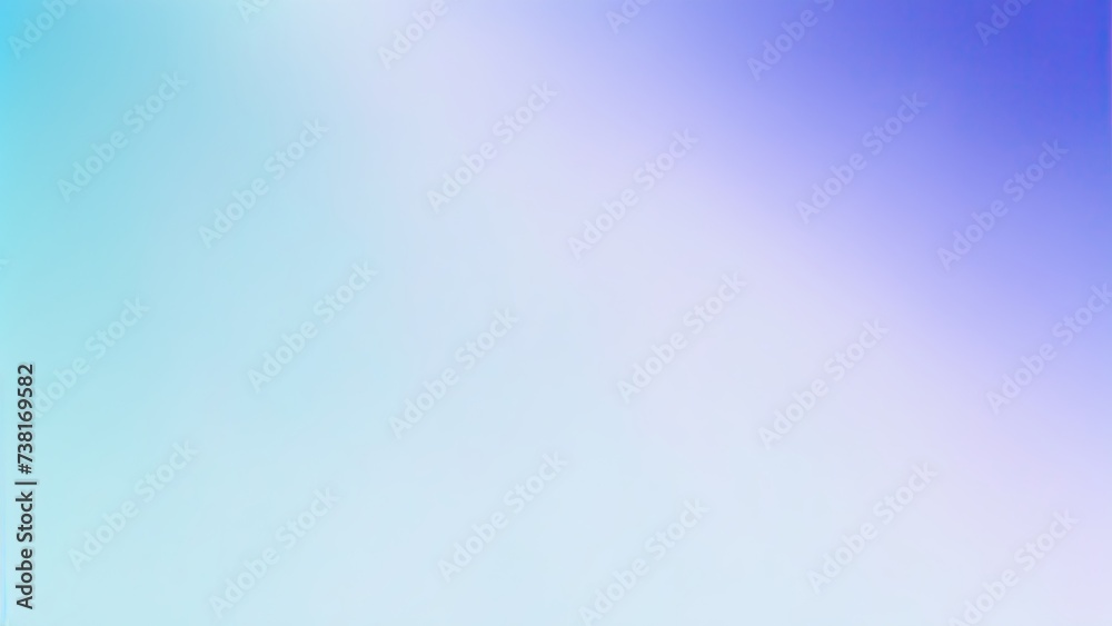 Beautiful White and Blue gradient background. Abstract pastel holographic blurred gradient banner background