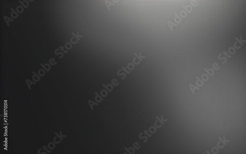 Black smooth gradient background image, gray