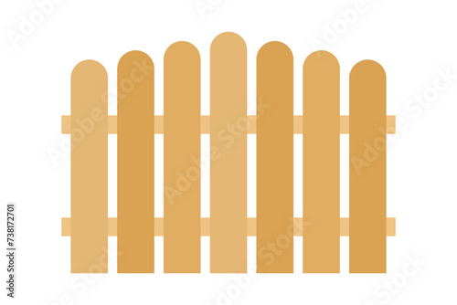 Cartoon fence vector illustration