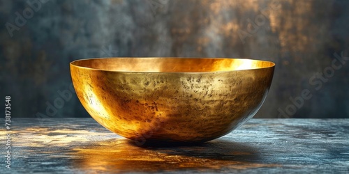 Golden Serenity Singing Bowl