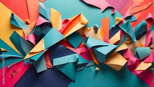 Abstract Backgrounds Reflecting Achievement and Joy, Colorful Abstract Designs for Celebratory Events, Abstract Backgrounds Infused with Achievement and Elegance, Abstract Backdrops for Graduation Cer photo