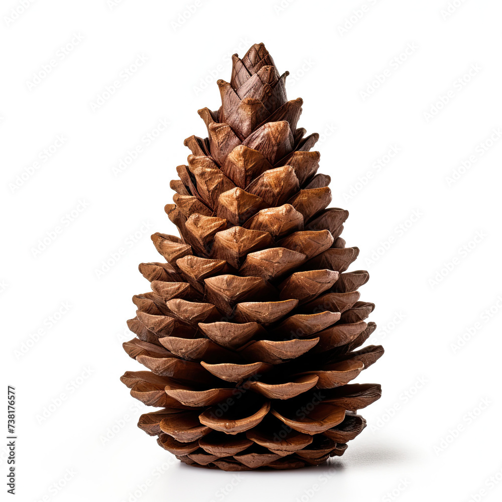 Tree cone. isolated on white background Tree cone. isolated on white background