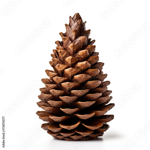 Tree cone. isolated on white background