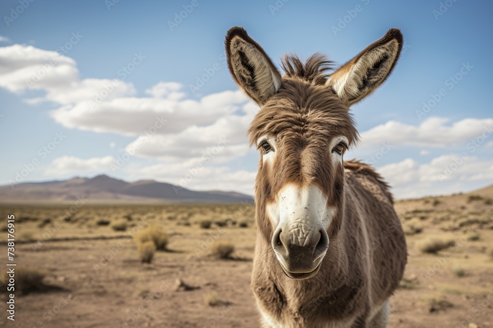 Wildlife photography of a donkey Wildlife photography of a donkey