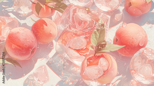 Juicy peach