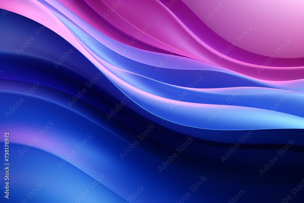 Fototapeta premium Surrealism background with multicolor and white curve line neon effect