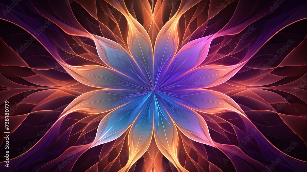 Geometric abstract fractal design elements for covers, textile patterns, and backdrops Geometric abstract fractal design elements for covers, textile patterns, and backdrops