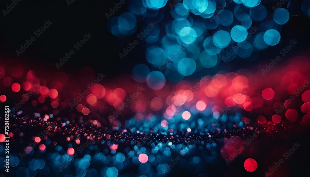 Glitter Blue and red Bokeh Background Glitter Blue and red Bokeh Background