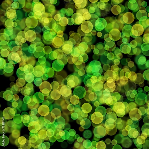 Green bokeh abstract design background 