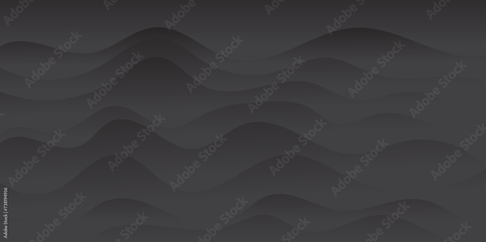 Abstract black and gray wave modern soft luxury texture with smooth and clean vector subtle background illustration. Abstract black and gray wave modern soft luxury texture with smooth and clean vector subtle background illustration.