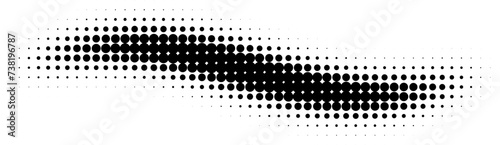 Monochrome printing raster, abstract halftone background. . Vector illustration