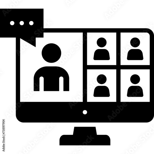 Online Meeting Icon