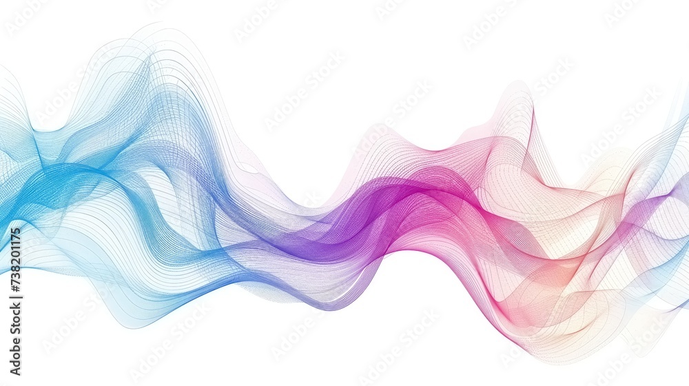 Abstract flowing wavy lines. Colorful dynamic wave Abstract flowing wavy lines. Colorful dynamic wave