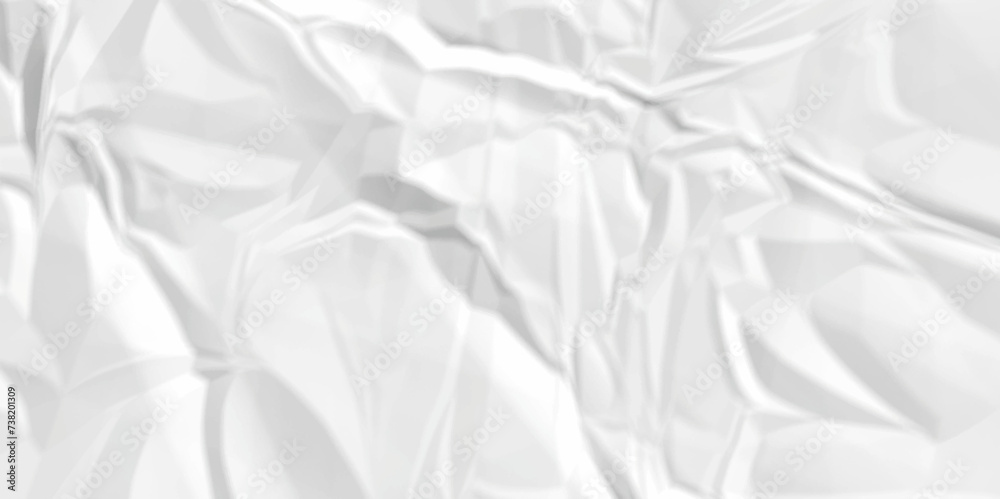 White paper crumpled texture. white fabric crushed textured crumpled. white wrinkly backdrop paper background. panorama grunge wrinkly paper texture background, crumpled pattern texture.