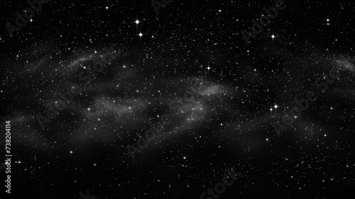 The background of the starry sky is in Black color