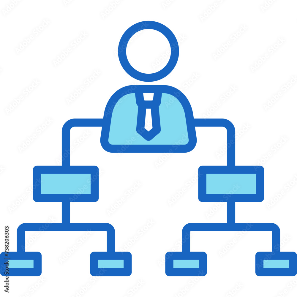Organization Structure Icon Organization Structure Icon