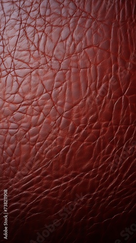 Red cracked leather texture