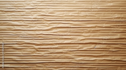 Close-up of brown corrugated cardboard texture background