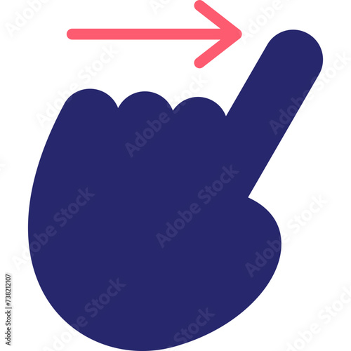 Swipe Right Icon