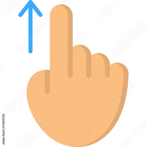 Swipe Up Icon