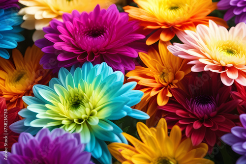 Colorful Flowers Arranged in a Bouquet