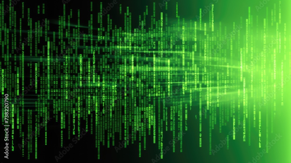 Background binary code is in pista green color Background binary code is in pista green color