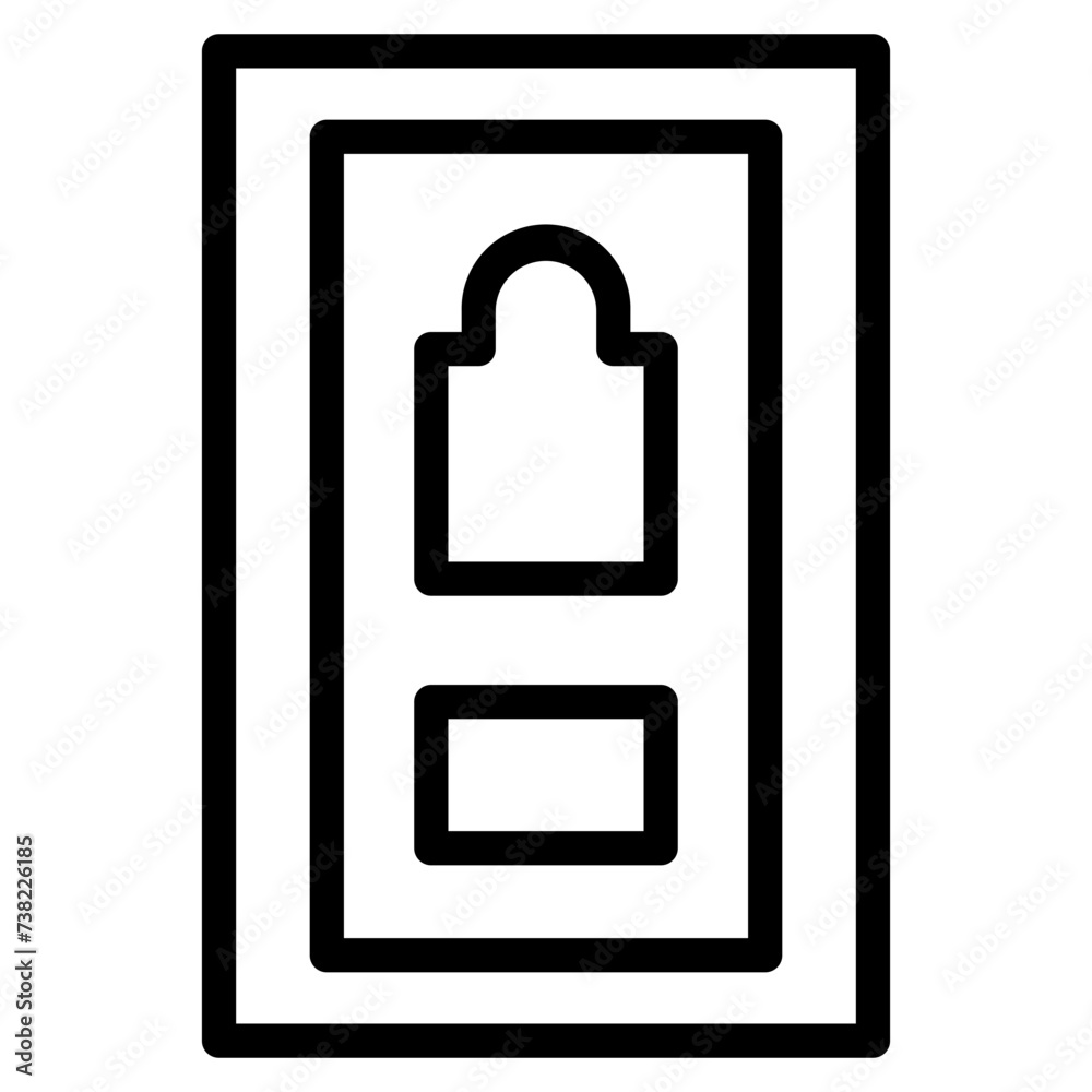 carpenter line icon carpenter line icon