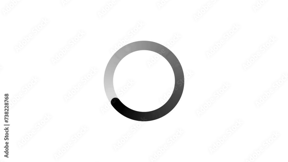 Circle loading animation. Processing downloading animated. Circle loading animation. Processing downloading animated.