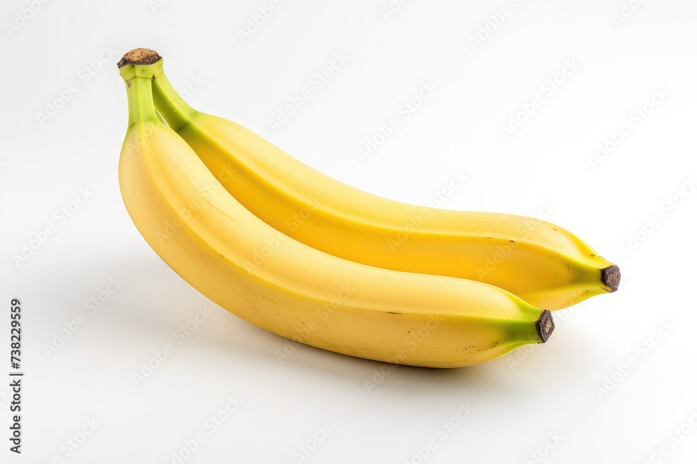 fresh bananas isolated on a white background fresh bananas isolated on a white background