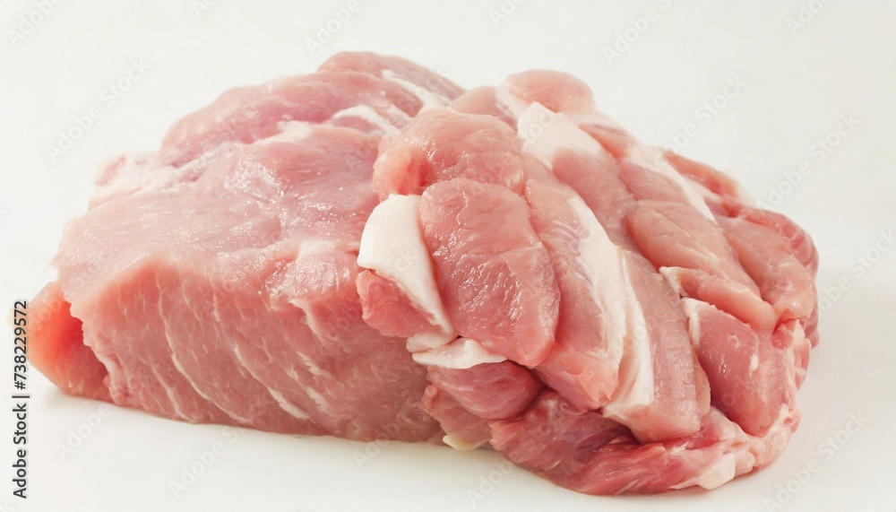 Fresh raw meat isolated on white background. Fresh raw meat isolated on white background.