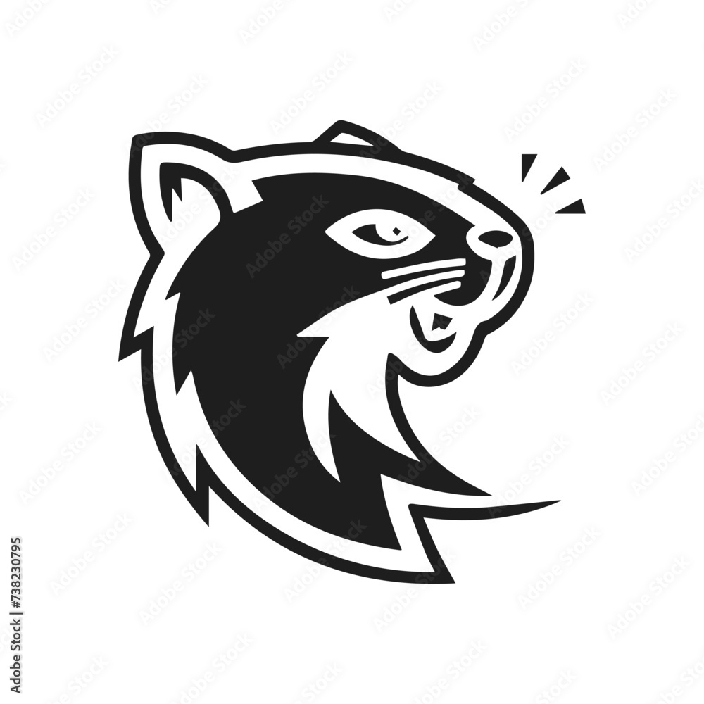 Set of animal head in hand drawn sketch monochrome style isolated on white color, Modern graphic design element, panda, fox, wolf, tiger, raccoon.. Vector illustration., cat, lion, bison, panther. Bea Set of animal head in hand drawn sketch monochrome style isolated on white color, Modern graphic design element, panda, fox, wolf, tiger, raccoon.. Vector illustration., cat, lion, bison, panther. Bea