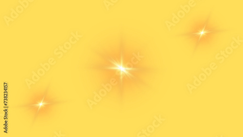 Wallpaper Mural Yellow background with star Torontodigital.ca