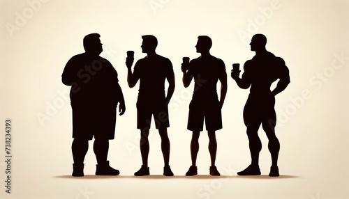 Coffee Break Silhouettes: Universal Pause