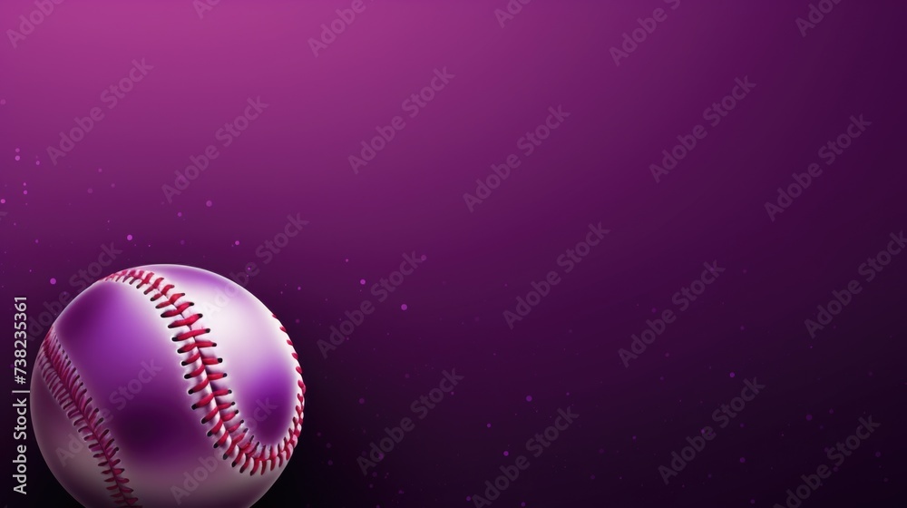 Background with baseball in Purple color Background with baseball in Purple color