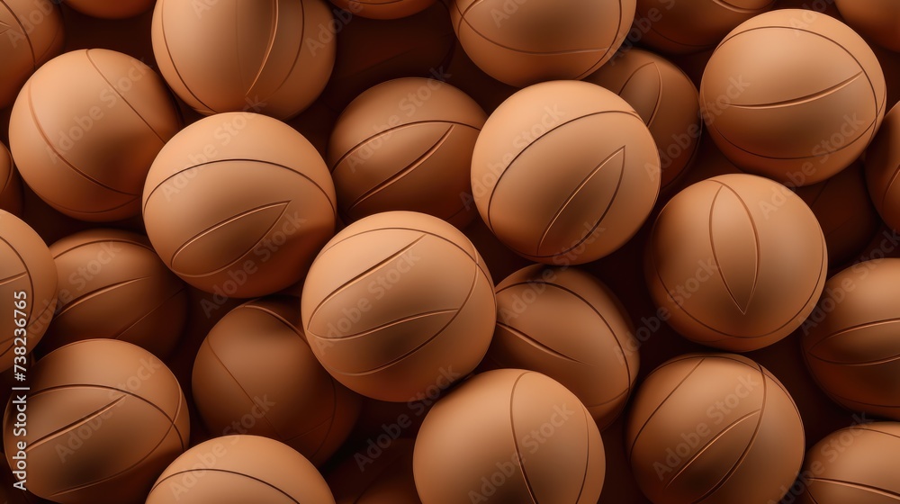 Background with basketballs in Mocha color. Background with basketballs in Mocha color.