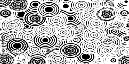 Monochrome texture composed of irregular graphic elements. Distressed uneven grunge background. Abstract vector illustration. Overlay for interesting effect and depth. Isolated on white background.