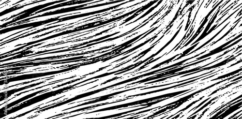 Vector brush sroke texture. Distressed uneven grunge background. Abstract distressed vector illustration. Overlay over any design to create interesting effect and depth. Black isolated on white. EPS10