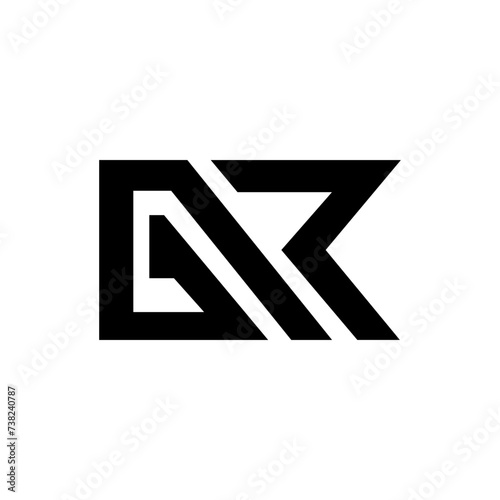 Letter Gr creative modern monogram unique abstract stylish logo