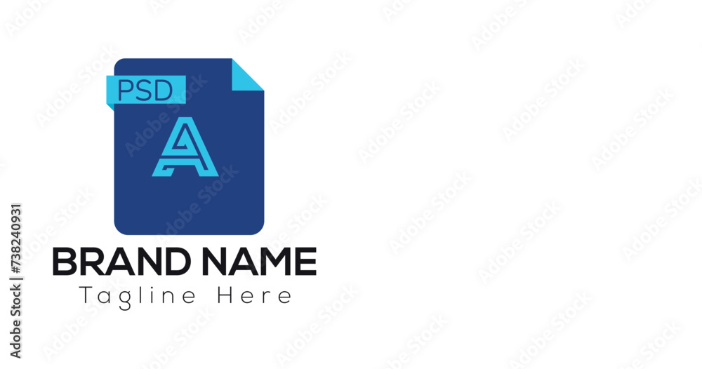 Abstract A letter modern initial lettermarks logo design
Abstract A letter modern initial lettermarks logo design