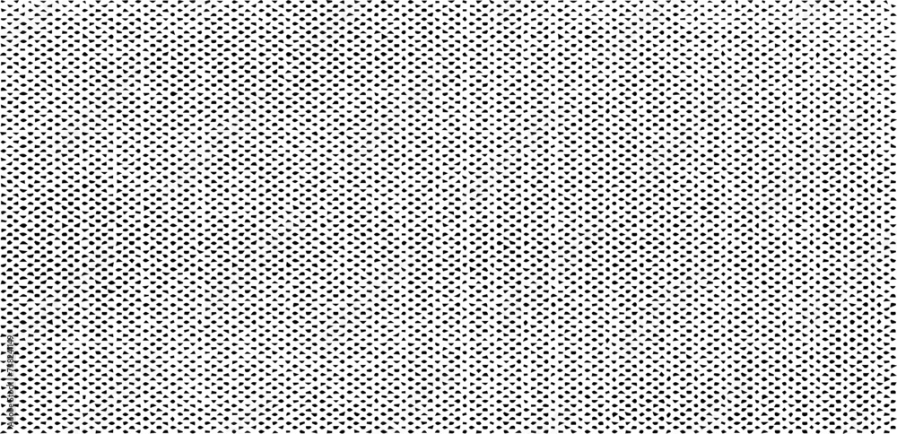 Vector fabric texture. Distressed texture of weaving fabric. Grunge background. Abstract halftone vector illustration. Overlay to create interesting effect and depth. Black isolated on white. EPS10. - obrazy, fototapety, plakaty 