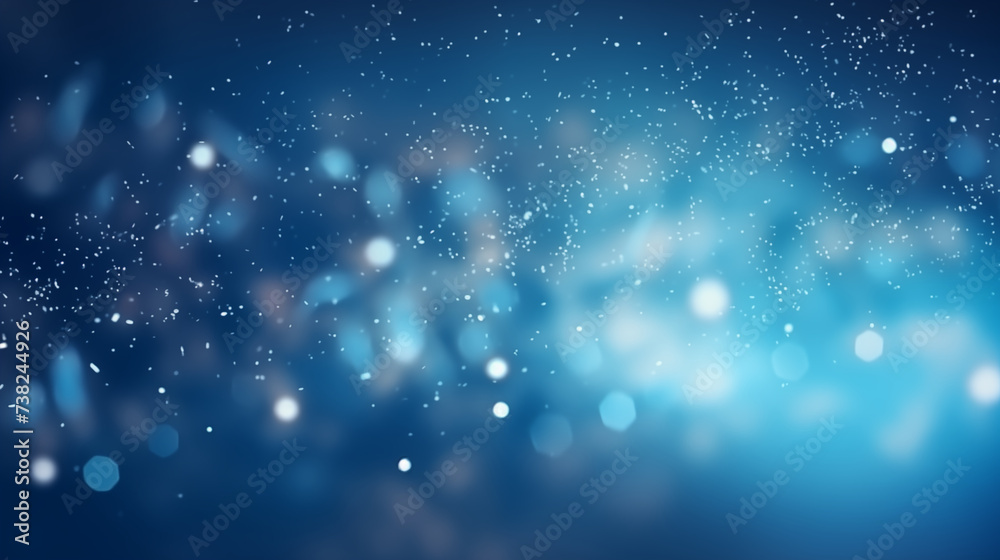 Particules scintillantes et brillantes bleues volant sur fond sombre. Lumière et paillettes flou. Bleu. Fond pour bannière, conception et création graphique. Particules scintillantes et brillantes bleues volant sur fond sombre. Lumière et paillettes flou. Bleu. Fond pour bannière, conception et création graphique.