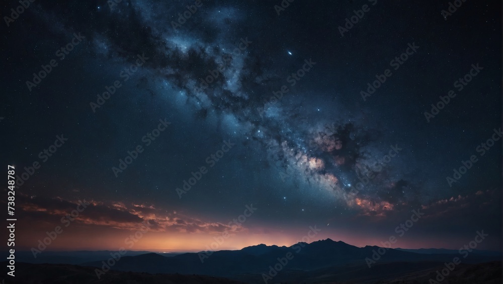 Celestial beauty captured in a 4K wallpaper of a starry night sky.