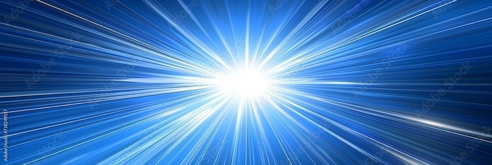 Fototapeta premium Blue light ray stripe speed motion vector design for futuristic energy technology concept