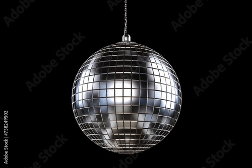 a disco ball from a chain